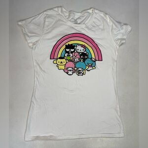 Love Tribe Hello Kitty and Friends Graphic T-shirt Women Size Small Short Sleeve